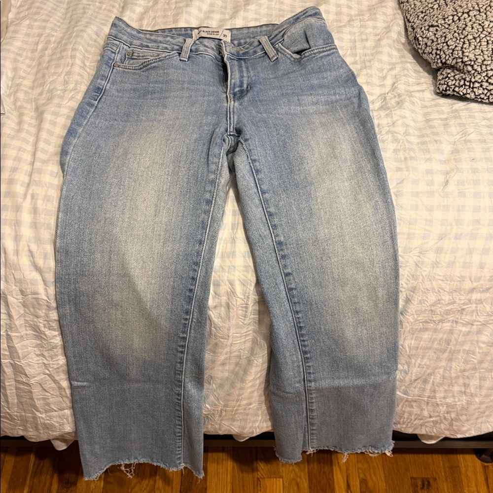 Just Black Light Blue Flare Jeans